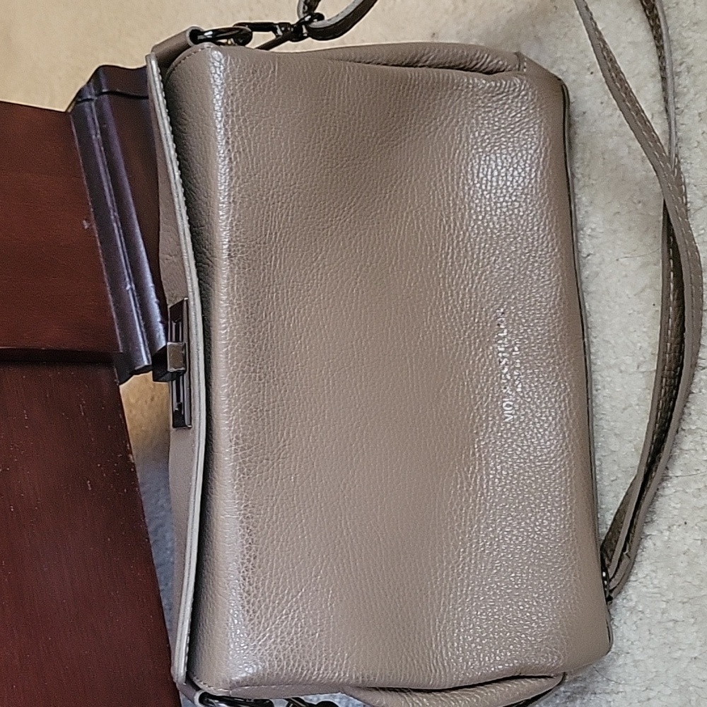 Violet Castellani Taupe Leather Purse